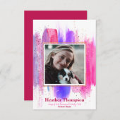 Ankündigung des Abschlusses "Rosa und Lila Glitzer (Vorne/Hinten)