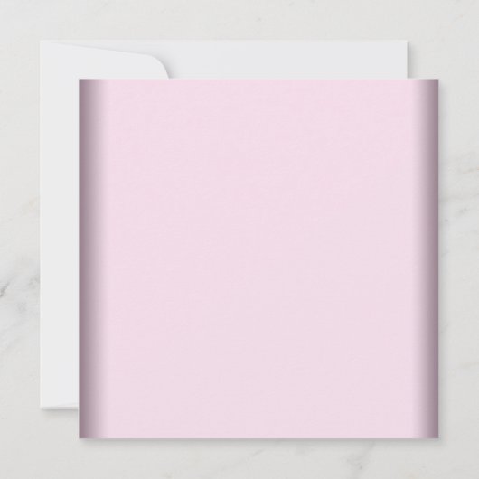 Ankündigung des Abschlusses "Rosa und Schwarzes Fo (Rückseite)