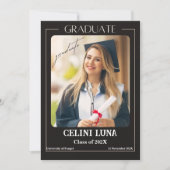 Ankündigung des Abschlusses "Schwarzes und Graues (Vorderseite)