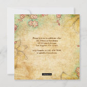 Ankündigung des Abschlusses "Vintage Blumengrube" (Rückseite)