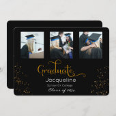 Ankündigung des Abschlusses von Black and Gold Fot (Vorne/Hinten)