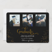 Ankündigung des Abschlusses von Black and Gold Fot (Vorderseite)