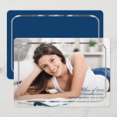 Ankündigung des Abschlusses von dünnen Silber-Rahm (Vorne/Hinten)