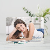 Ankündigung des Abschlusses von dünnen Silber-Rahm (Stehend Vorderseite)