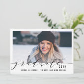 Ankündigung des Abschlusses von elegantem Skript-F (Stehend Vorderseite)