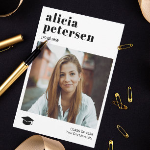 Ankündigung des Abschlusses von Foto