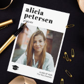 Ankündigung des Abschlusses von Foto