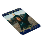 Ankündigung des Abschlusses von Gold- und Navy-Fot Magnet (Rechte Seite)