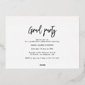 Ankündigung des Abschlusses von Goldbriefen (Rückseite)