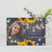 Ankündigung des Abschlusses von Goldsonnenblumen (Stehend Vorderseite)