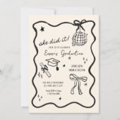 Ankündigung des Abschlusses von Hand (Vorderseite)