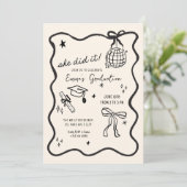 Ankündigung des Abschlusses von Hand (Stehend Vorderseite)