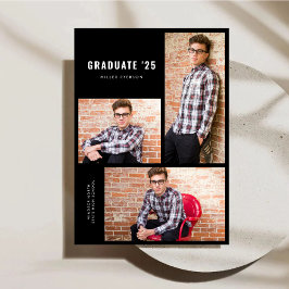 Ankündigung des Abschlusses von modernen Fotos