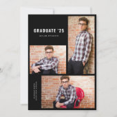 Ankündigung des Abschlusses von modernen Fotos (Vorderseite)