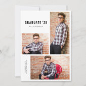 Ankündigung des Abschlusses von modernen Fotos (Vorderseite)