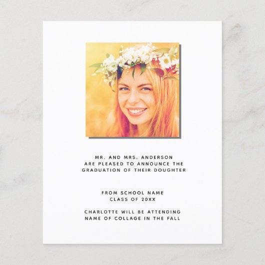 Ankündigung des Abschlusses von Pampas (Rückseite)