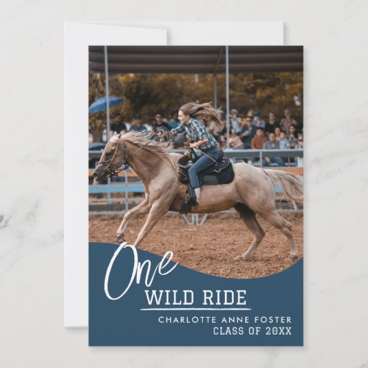 Ankündigung des Abschlusses von Reiten (Vorderseite)