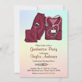 Ankündigung des Abschlusses von Scrub Nursing Scho (Vorderseite)