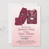 Ankündigung des Abschlusses von Scrub Nursing Scho (Vorderseite)