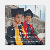 Ankündigung des Abschlusses vor der Schule Magnet (Vorne)