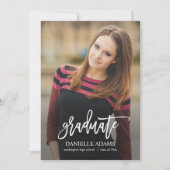 Ankündigung des Abschlusses "White Brush EDITABLE  (Vorderseite)