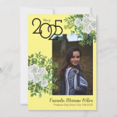 Ankündigung des Abschlusses "White Rose Yellow Fot (Vorderseite)