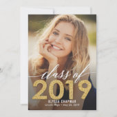 Ankündigung des Abschlusses zum glühenden Jahr (Vorderseite)