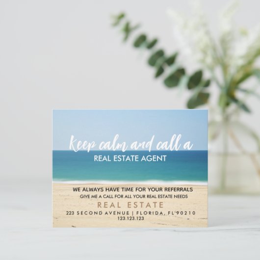 Ankündigung des Anwesens (Stehend Vorderseite)