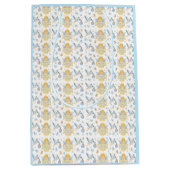 Ankündigung des Baby Boy Stork Angel Mittlere Geschenktüte (Vorderseite)