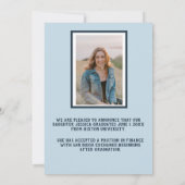 Ankündigung des benutzerdefinierten Foto-Abschluss (Rückseite)