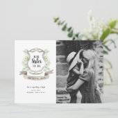 Ankündigung des Big Sister Floral Schwangerschaft (Stehend Vorderseite)