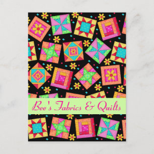Ankündigung des Black Colorful Patchwork Quilt Sto