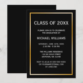 Ankündigung des Black Gold Border Abschlusses (Vorne/Hinten)