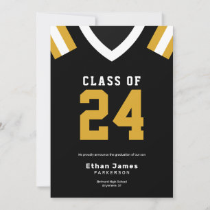 Ankündigung des Black Gold Jersey Football Abschlü