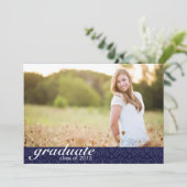 Ankündigung des Blauen Abschlusses der klassischen (Stehend Vorderseite)