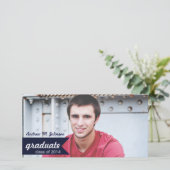 Ankündigung des Blauen Abschlusses der klassischen (Stehend Vorderseite)