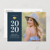 Ankündigung des Blauen Fotos Postkarte (Vorne/Hinten)