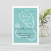 Ankündigung des blauen/weißen modernen medizinisch (Stehend Vorderseite)