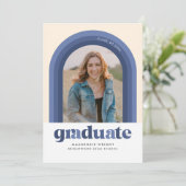 Ankündigung des Blue Retro Arch Abschlusses (Stehend Vorderseite)