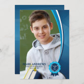 Ankündigung des Blue Ribbon Graduate Foto (Vorne/Hinten)