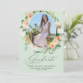 Ankündigung des botanischen Boho Green Foto Abschl (Stehend Vorderseite)