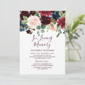 Ankündigung des Burgunder Rotwein Beerdigung (Stehend Vorderseite)