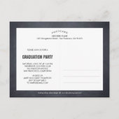 Ankündigung des Chalked Frame-Abschlusses /Einladu (Rückseite)