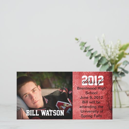 Ankündigung des coolen Abschlusses (Stehend Vorderseite)