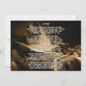 Ankündigung des Cowboy Things Memorial Service (Rückseite)