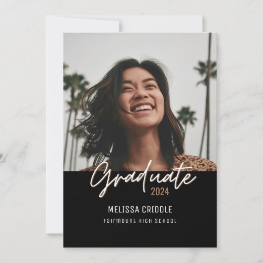 Ankündigung des doppelseitigen 4-Foto-Schwarzen Ab (Vorderseite)