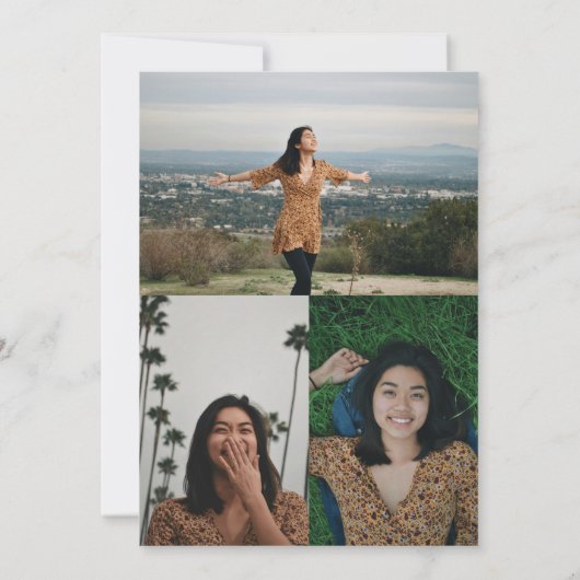 Ankündigung des doppelseitigen 4-Foto-Schwarzen Ab (Rückseite)