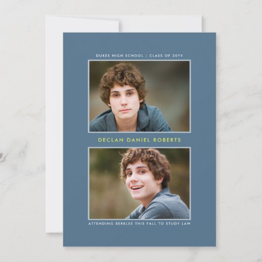 Ankündigung des doppelt gestrichenen Abschlusses (Vorderseite)