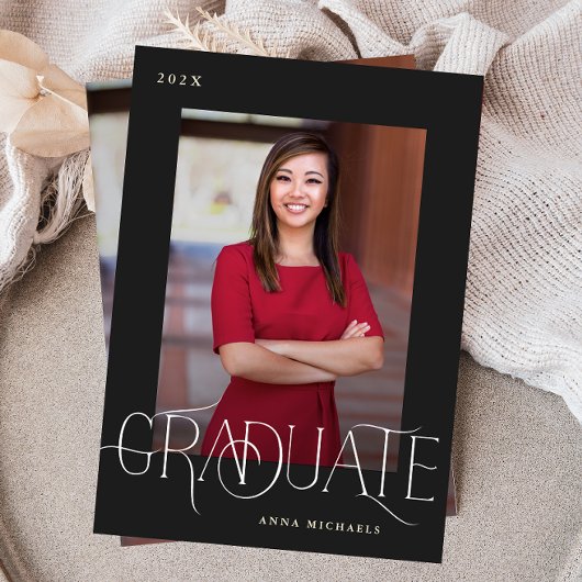 Ankündigung des eleganten Abschlusses Typ 2