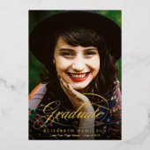 Ankündigung des eleganten Calligrafy-Abschlusses (Vorderseite)